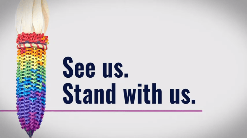 See us. Stand with us.