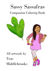 Sassy Sassafras Companion Coloring Book Cover